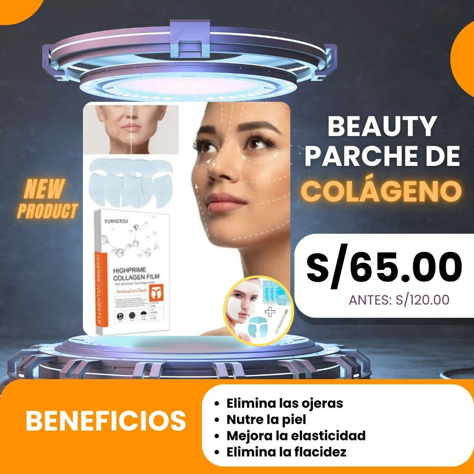 😍BEAUTY PARCHE PACK ANTIARRUGAS DE COLÁGENO + ENVÍO GRATIS😍