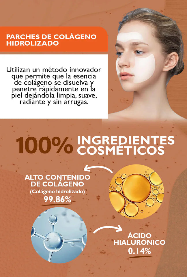 😍BEAUTY PARCHE PACK ANTIARRUGAS DE COLÁGENO + ENVÍO GRATIS😍